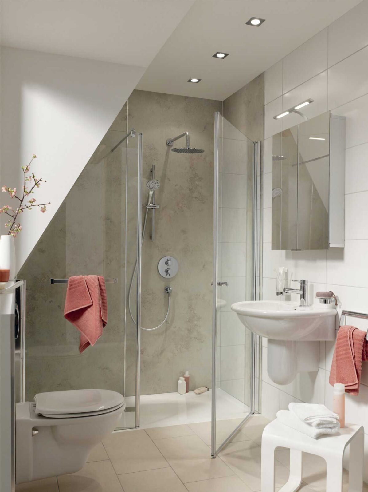 Badezimmer nach der Sanierung